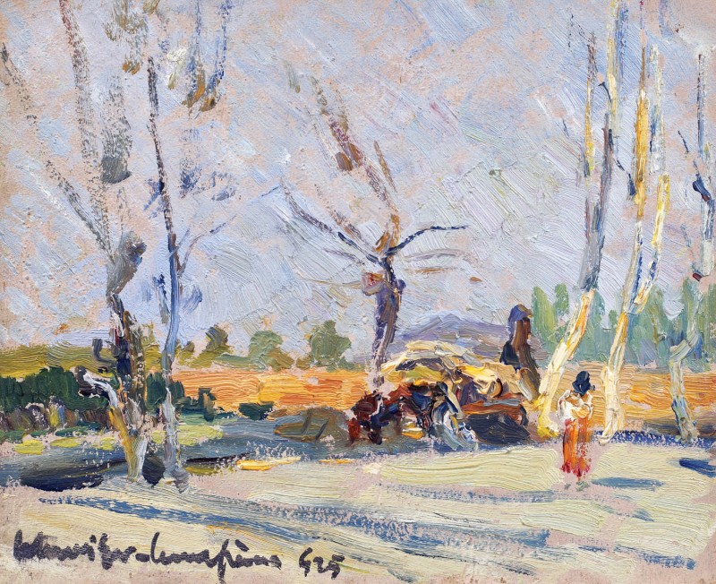 "Painting. Landscape" by Rudolf Schweitzer-Cumpăna