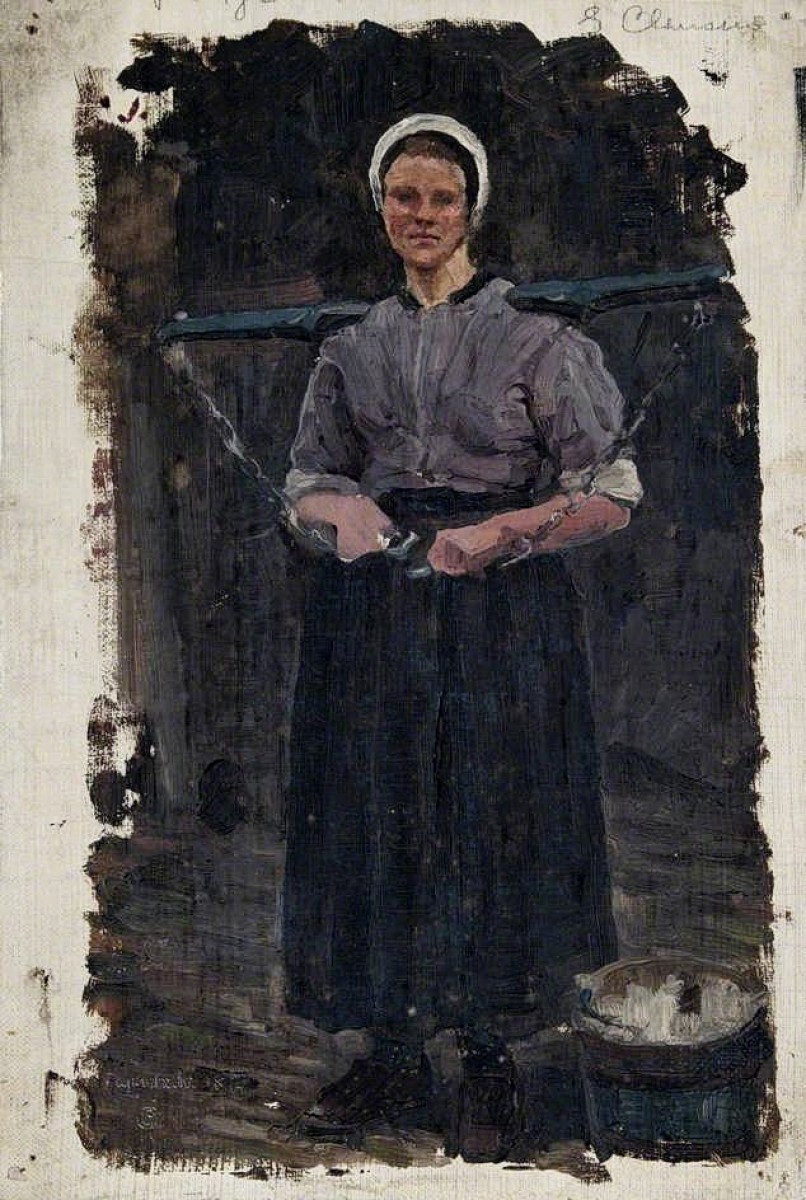 "Живопись. Фигура / полуфигура" by Георге Cлаусен