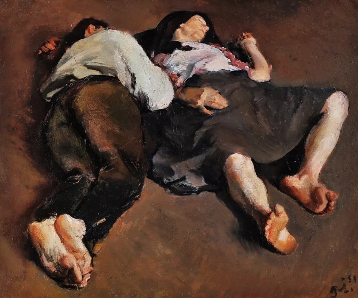 "Pictură. Oameni" by Corneliu Baba