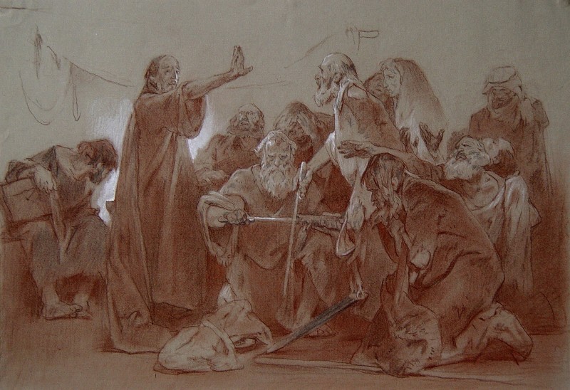 "Drawing. Historical" by Leonid Grigoraşenco