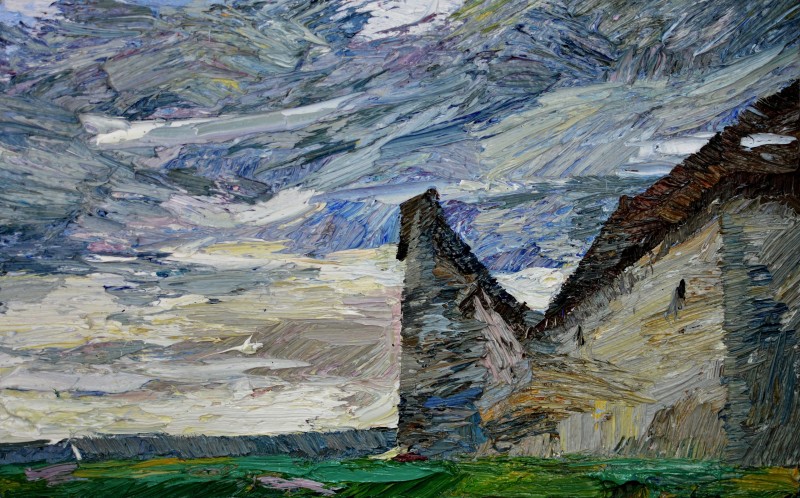 "Painting. Pleinair. Pleinair romania" by Dumitrița Znaida, oil on canvas