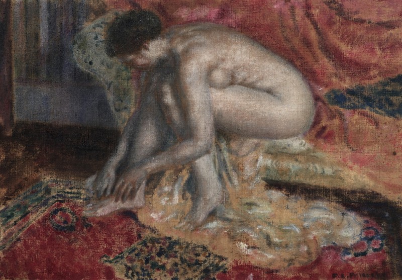 "Compoziție. Nud" by Frederick Carl Frieseke