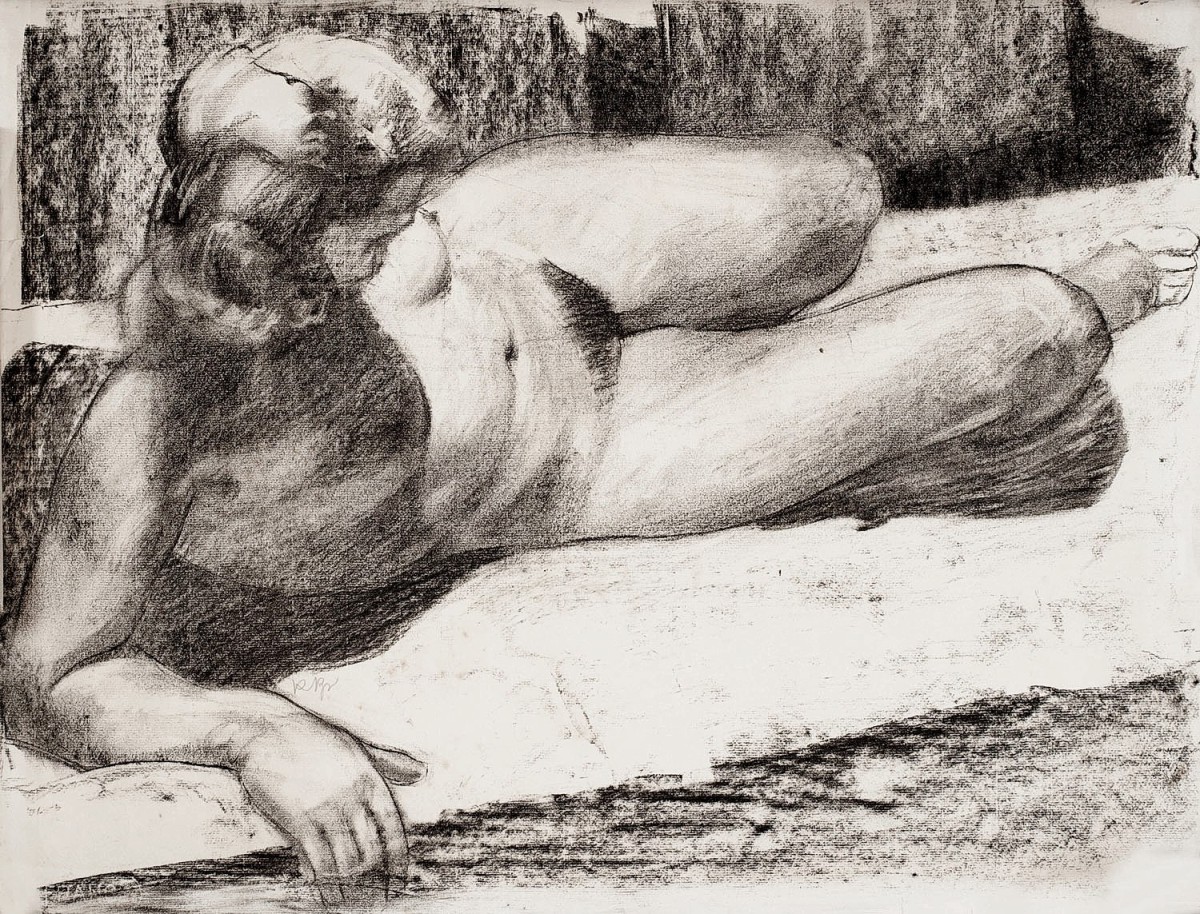 "Drawing. Nude" by Kārlis Brencēns