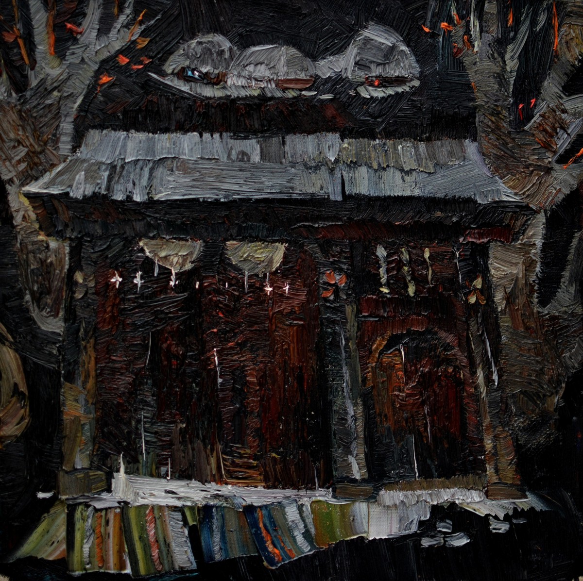 "Pictură. Pleinair. Pleinair România" by Natalia Fostica, ulei pe pânză