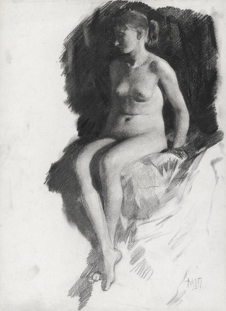 "Рисунок. Обнаженка" by Пиетер де Джосселин де Джонг