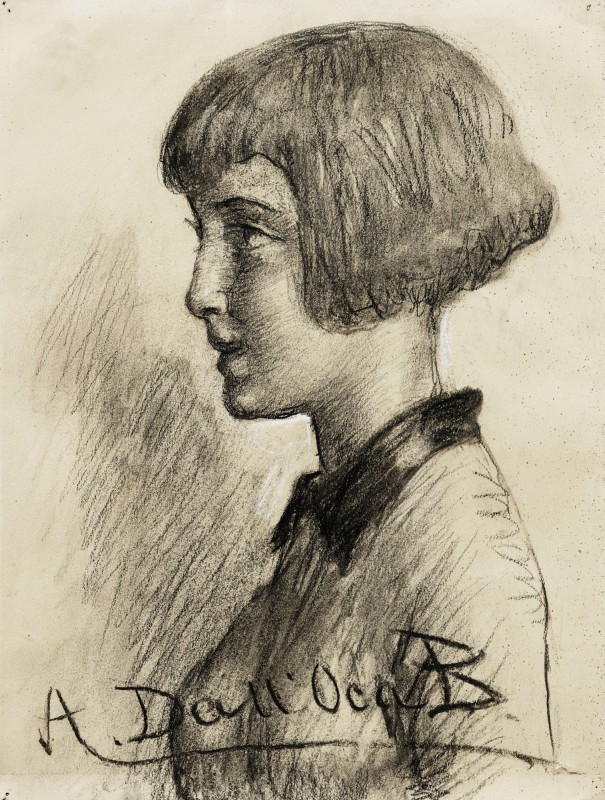 "Drawing. Portrait" by Angelo Dall'Oca Bianca