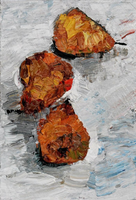 "Studiu. Natură statică" by Ioan Postică, 2015, oil on canvas