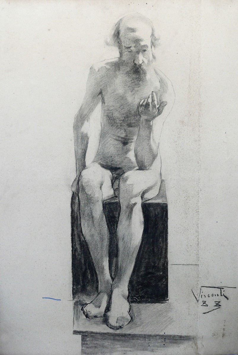 "Drawing. Nude" by Eliseu Visconti