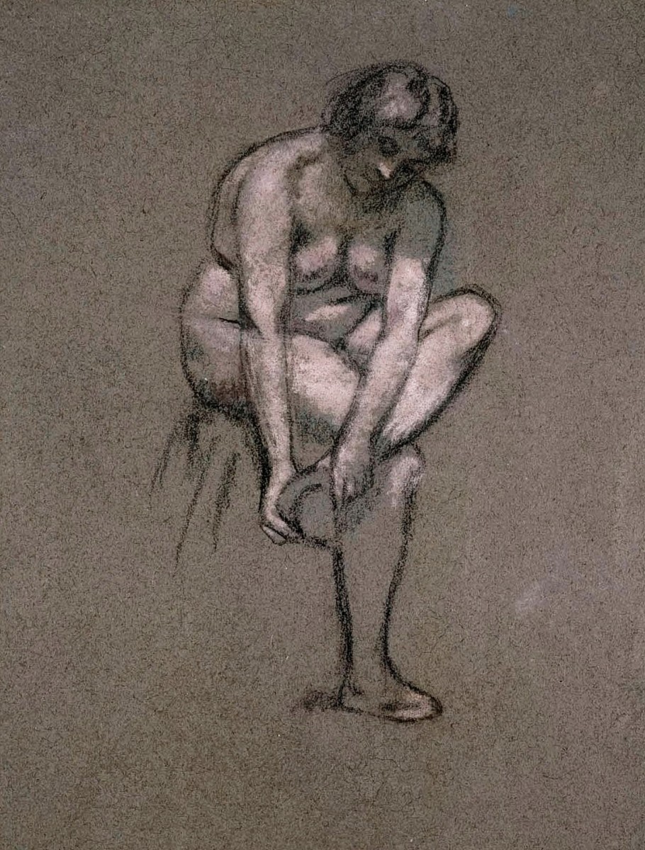 "Drawing. Nude" by Julio González