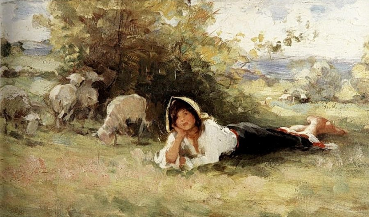 "Painting. Rural" by Nicolae Grigorescu