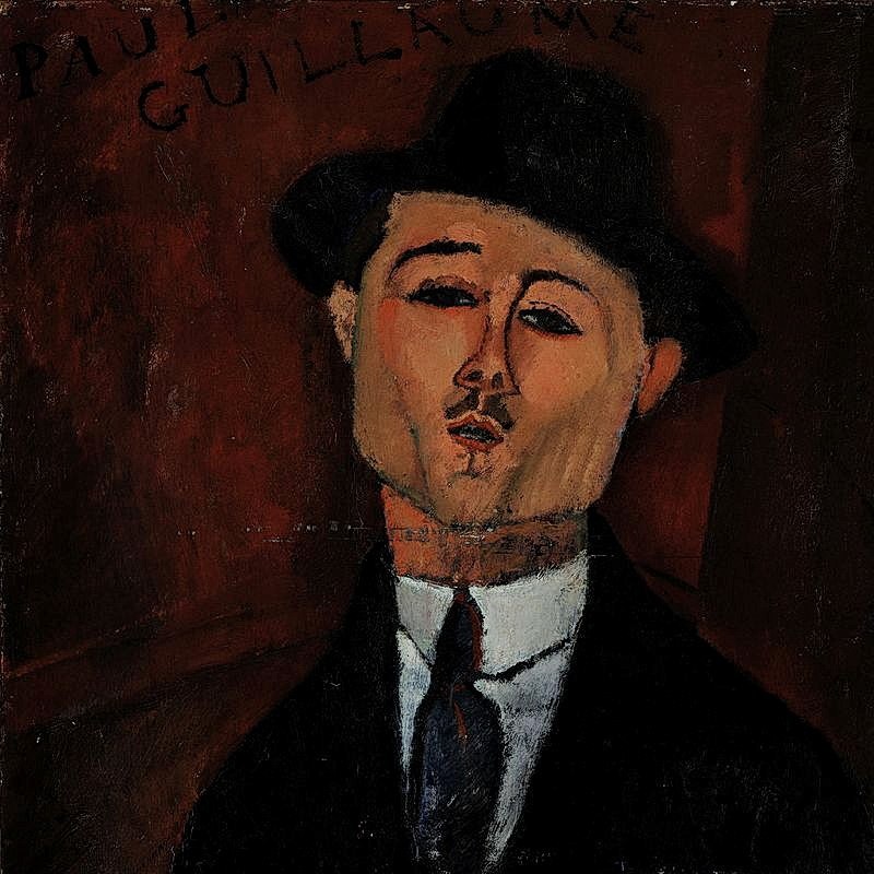 "Pictură. Portret" by Amedeo Modigliani