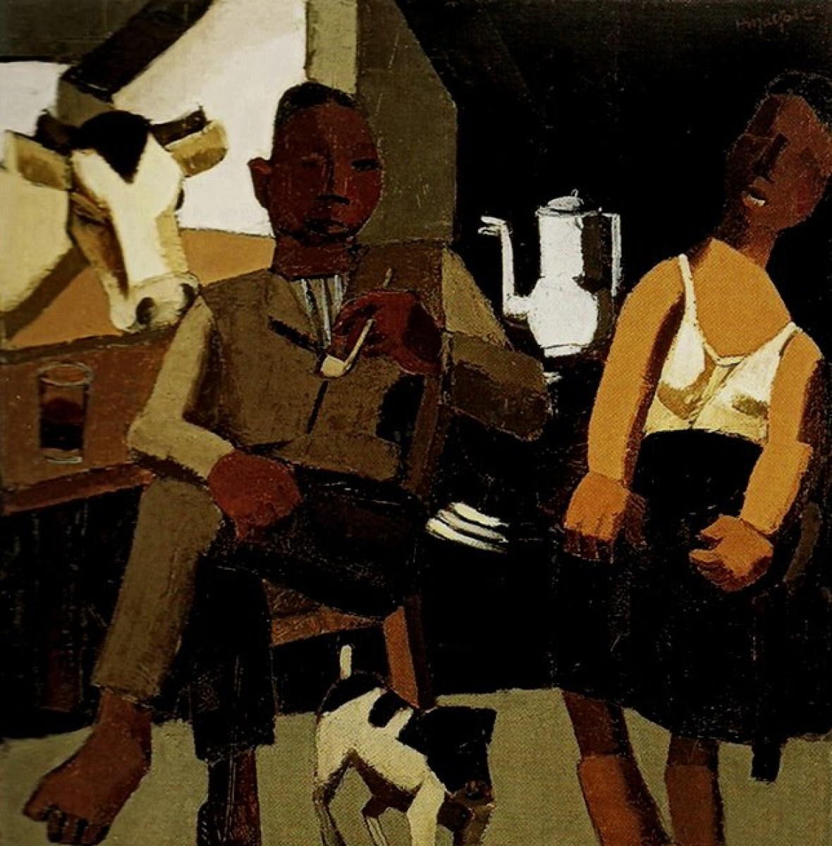 "Compoziție. Abstract" by Hubert Malfait