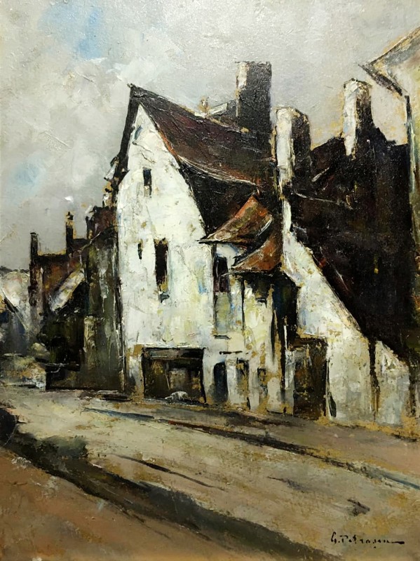 "Painting. Urban" by Gheorghe Petrașcu