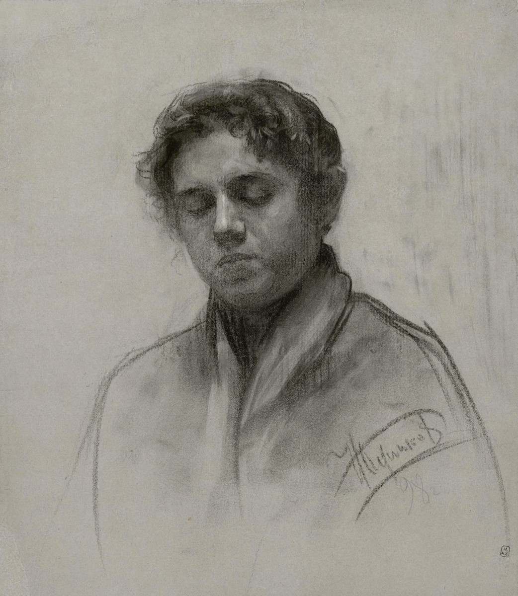 "Рисунок. Портрет" by Ivan Semenovich Kulikov