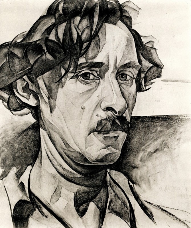 "Drawing. Portrait" by Abram Anshelevich Manevich