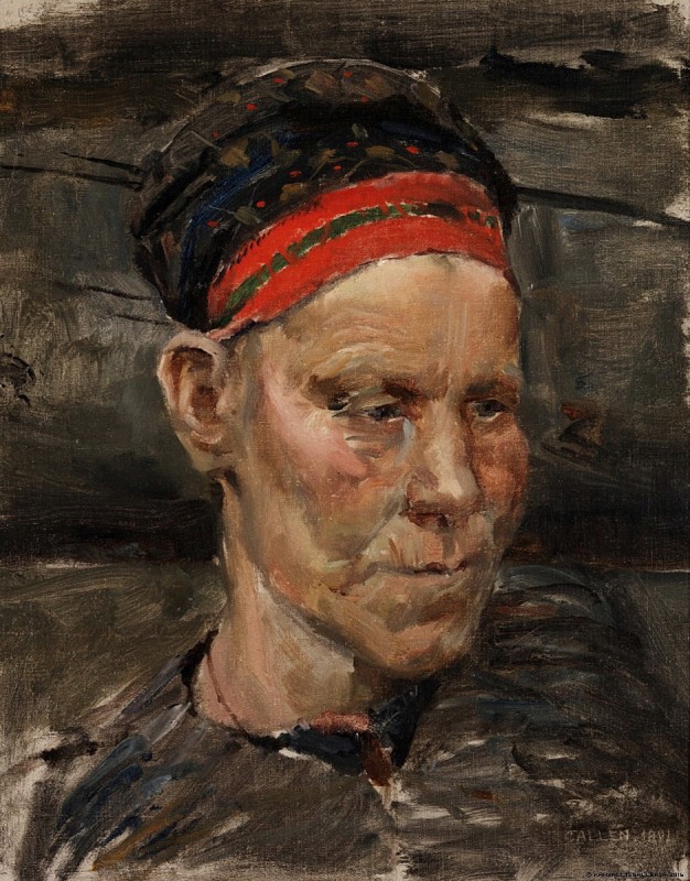 "Painting. Portrait" by Akseli Gallen-Kallela