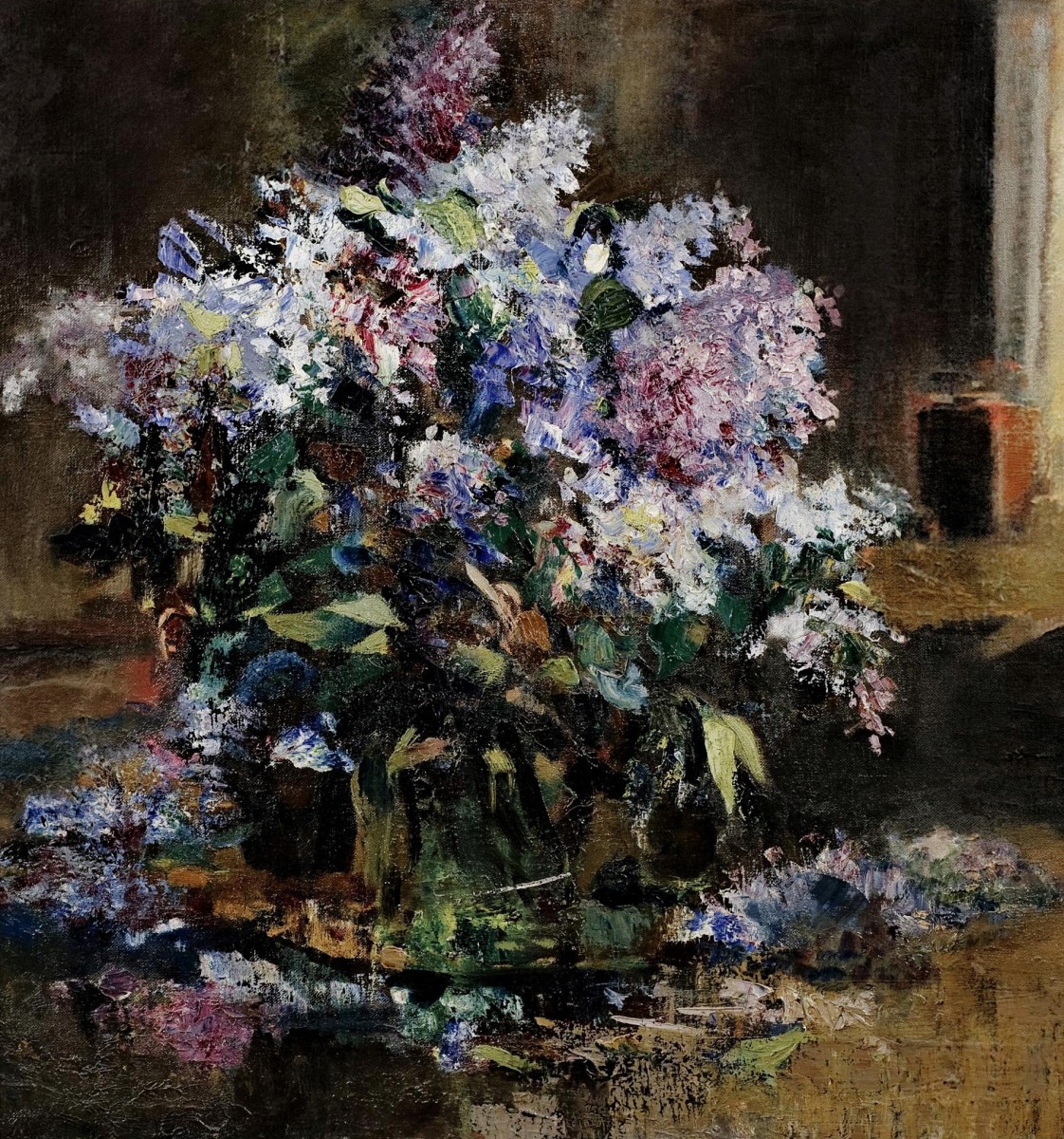 "Painting. Flowers" by Alexander Ivanovich Savinov