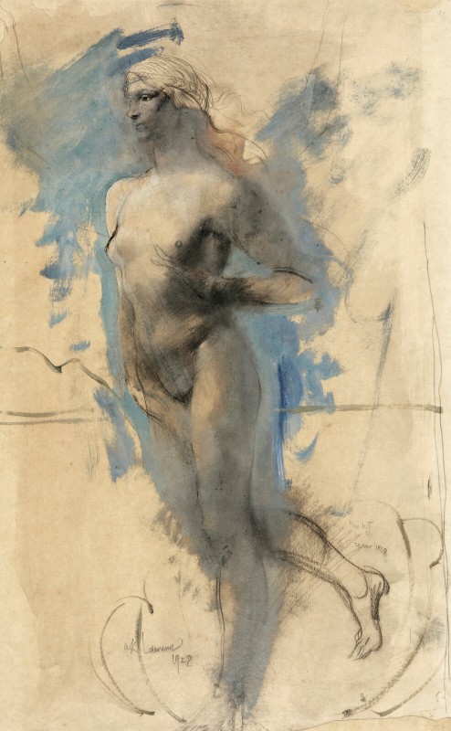 "Живопись. Обнаженка" by Alfred Kingsley Lawrence