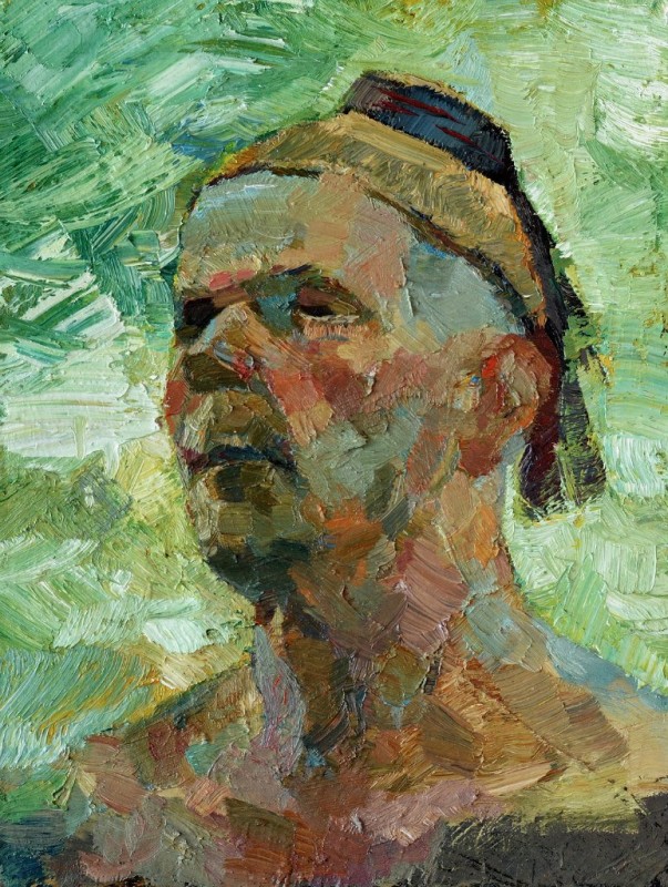 "Portret" by Ion Golubei, 2014, ulei pe pânză