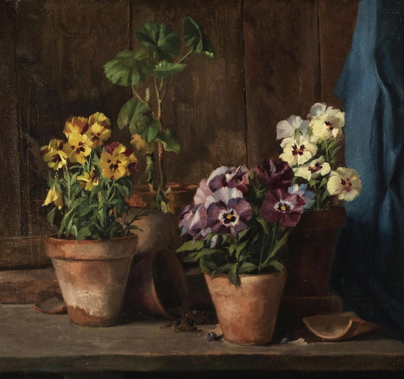 "Pictură. Natură statică" by Franz Forthuber