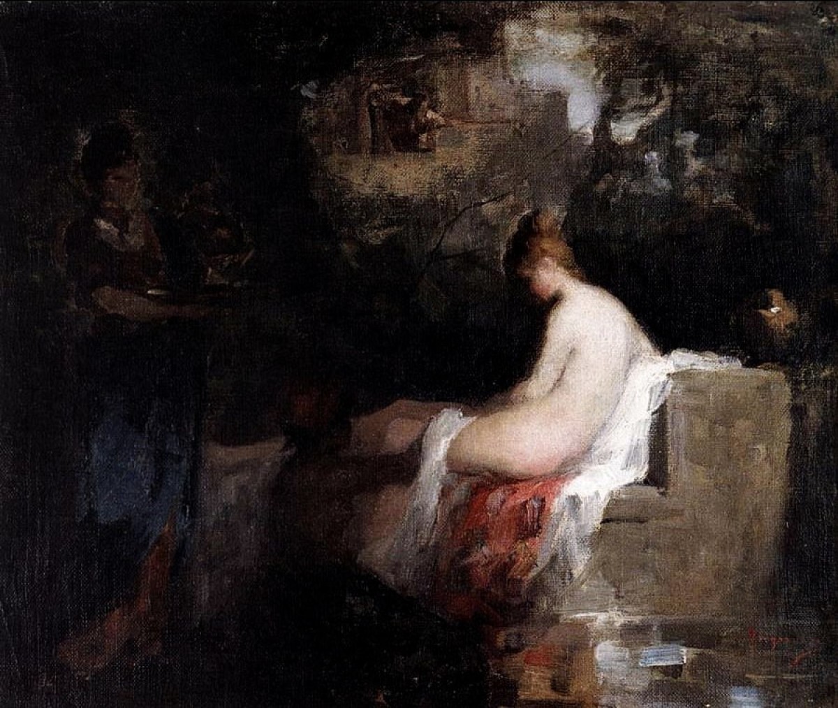 "Painting. Nude" by Nicolae Grigorescu