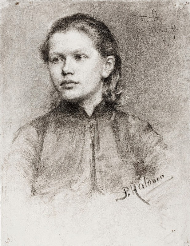 "Drawing. Portrait" by Pekka Halonen