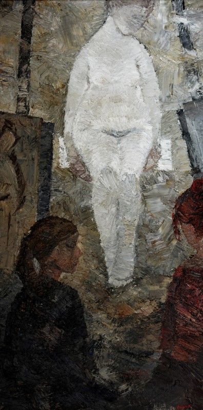 "Compoziție" by Александра Cлапатиуc, 2007, 680x340mm, масло / холст