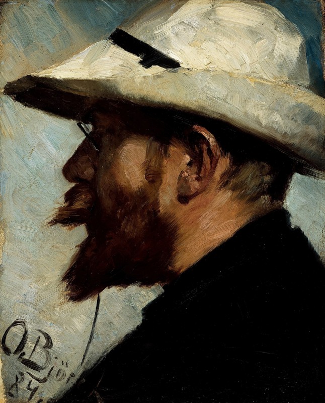 "Painting. Portrait" by Oscar Björck