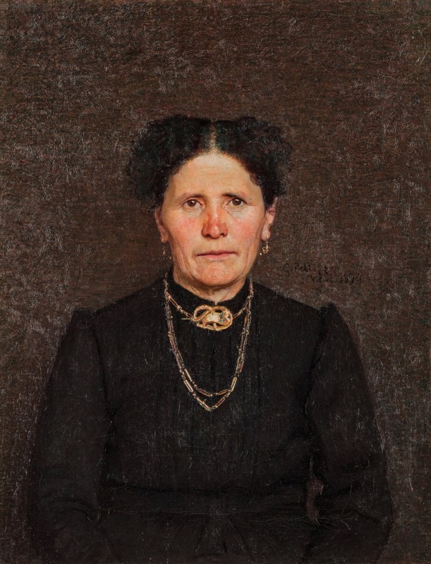 "Painting. Portrait" by Giuseppe Pellizza da Volpedo