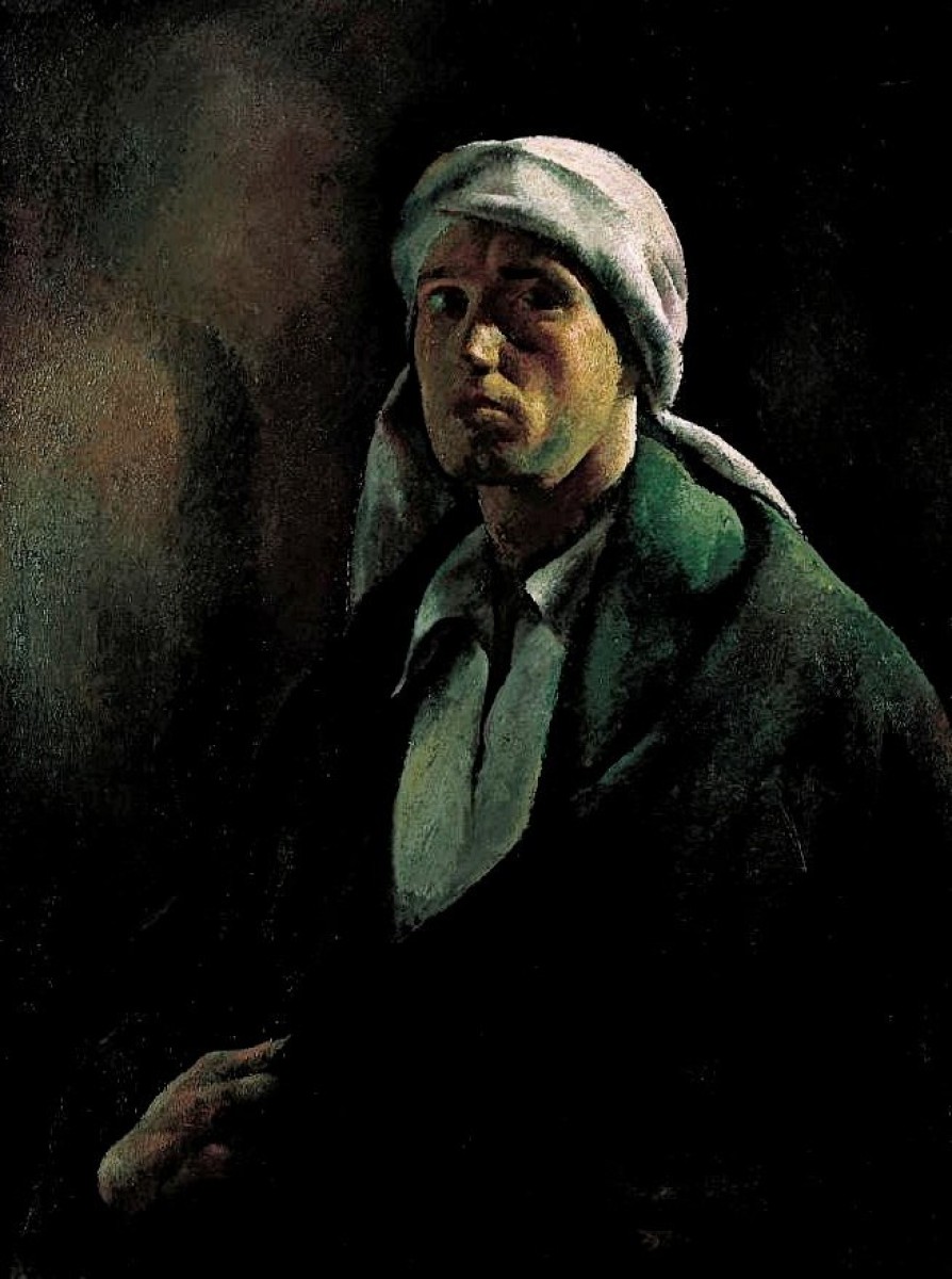 "Painting. Figure" by Károly Patkó