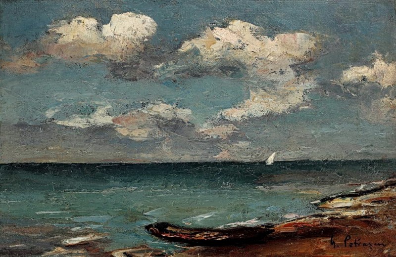 "Painting. Marine landscapes" by Gheorghe Petrașcu