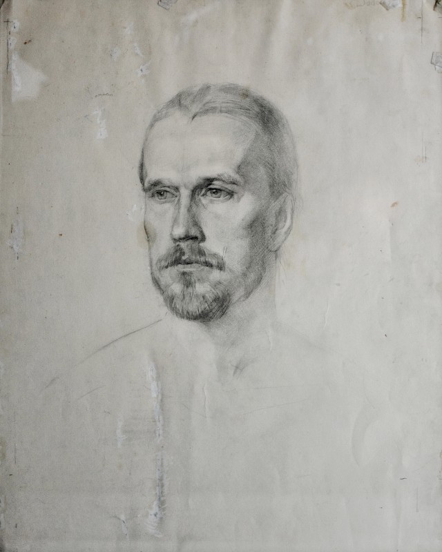 "Рисунок. Портрет. Продолжительный" by Ункновн Аутхор, 600x500mm