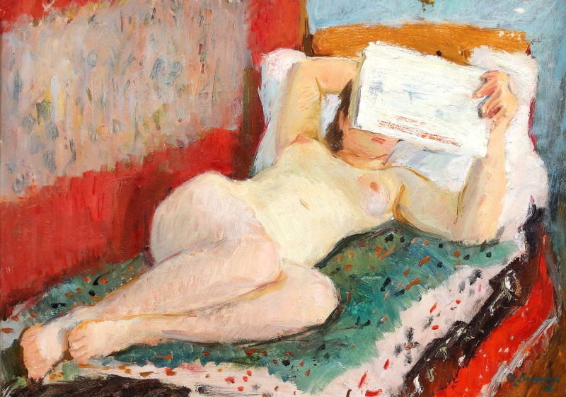 "Painting. Nude" by Octavian Angheluță