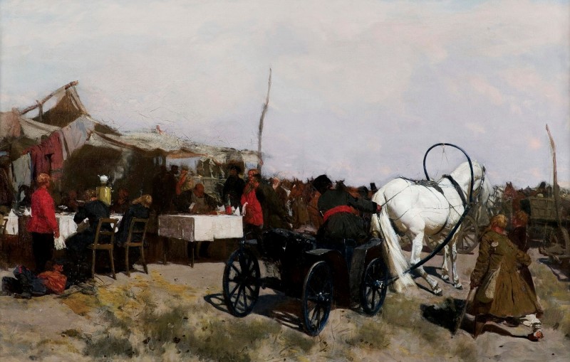 "Pictură. Animale" by Józef Chełmoński
