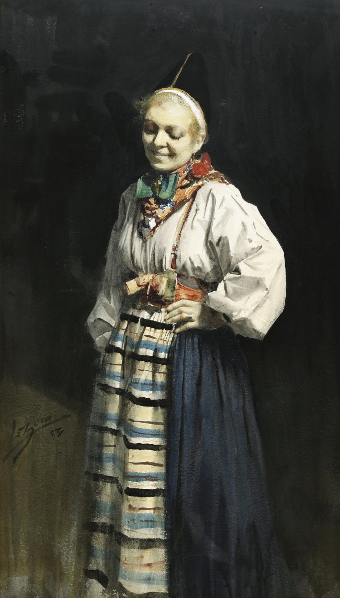 "Painting. Figure" by Anders Zorn