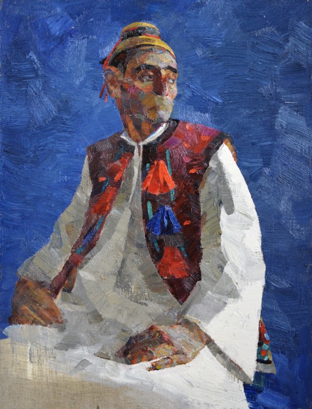 "Painting. Figure. Long term" by Vitalie Golban, 680x520mm, oil on canvas