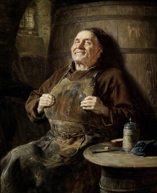 "Композиция. Фигура / полуфигура" by Едуард вон Грютзнер