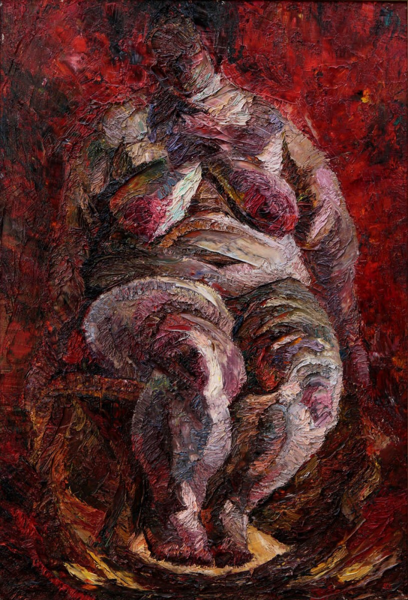 "Puissance" by Nicoleta Stati, 2003, 1000x680mm, ulei pe pânză