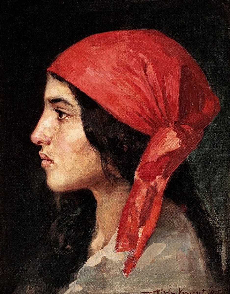 "Живопись. Портрет" by Ниcолае Вермонт, масло / панель