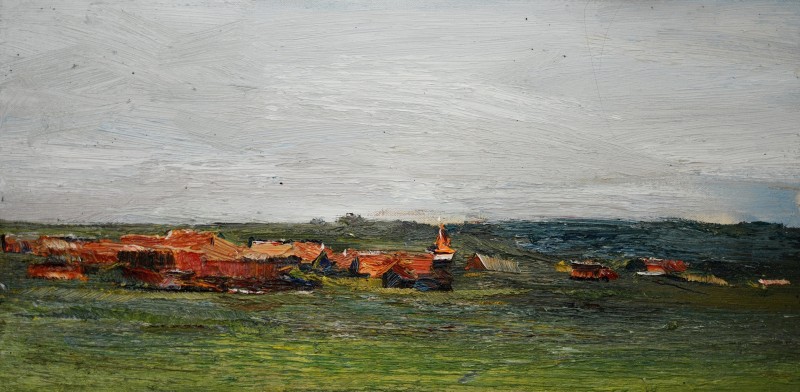 "Painting. Landscape. Pleinair. Pleinair romania" by Mihai Onciu, oil on canvas