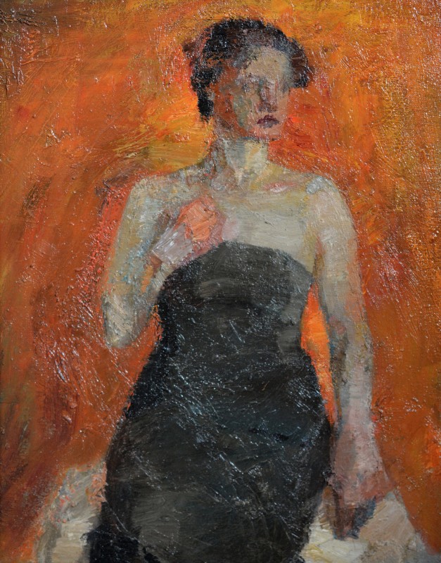 "Painting. Figure. Long term" by Lia Aminov, 660x520mm, oil on canvas