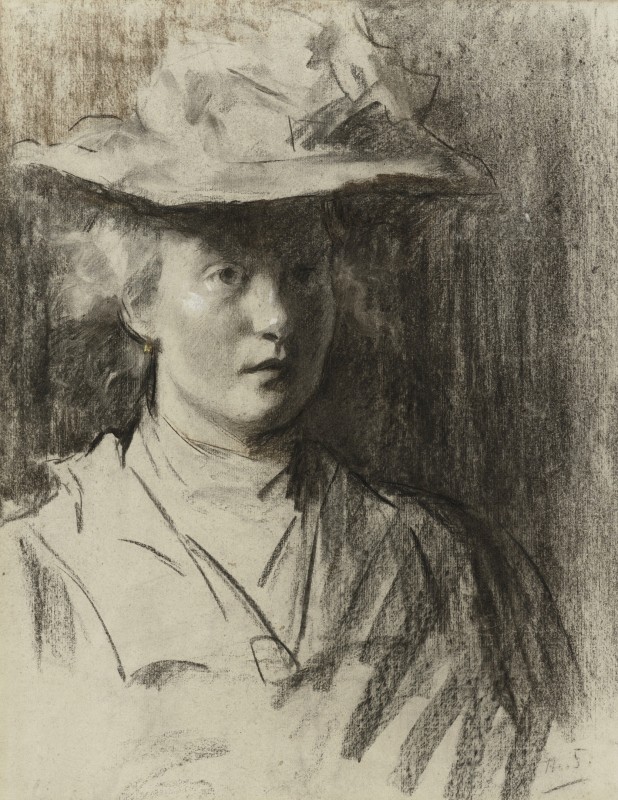 "Desen. Portret" by Thérèse Schwartze