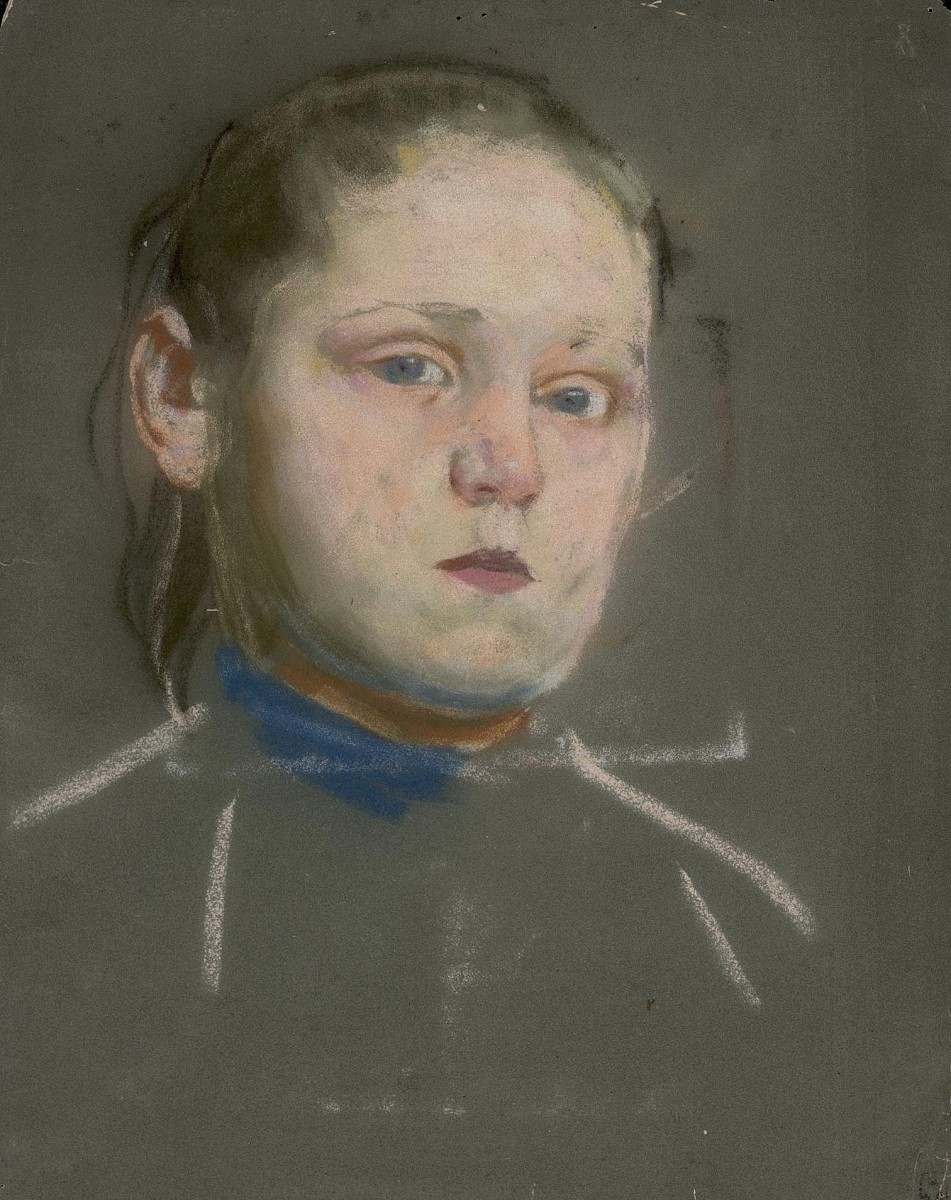 "Drawing. Portrait" by Vasilii Vasilevich Belyaev