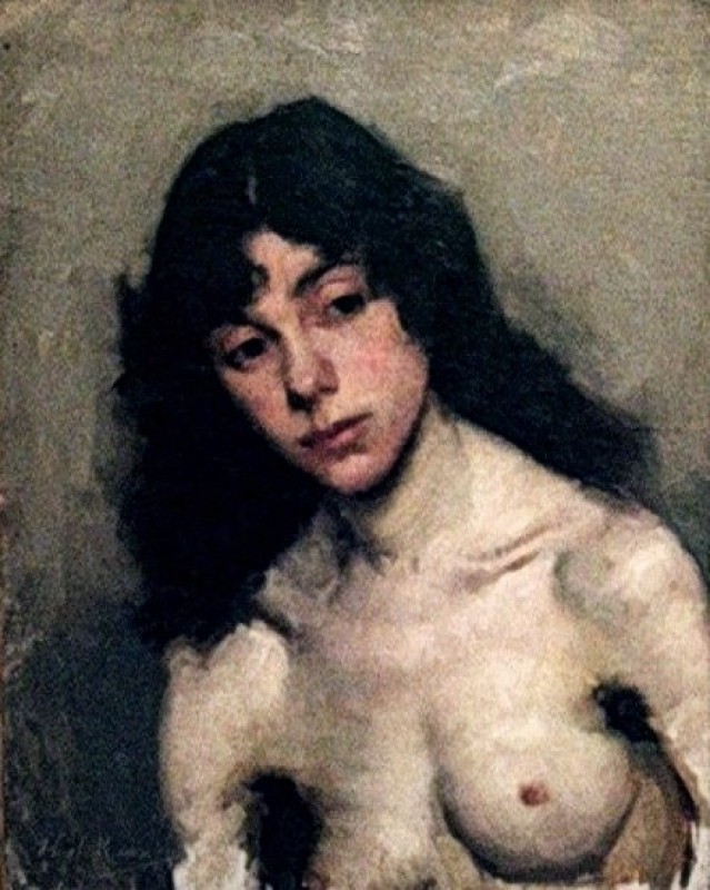 "Painting. Nude" by Hugh Ramsay