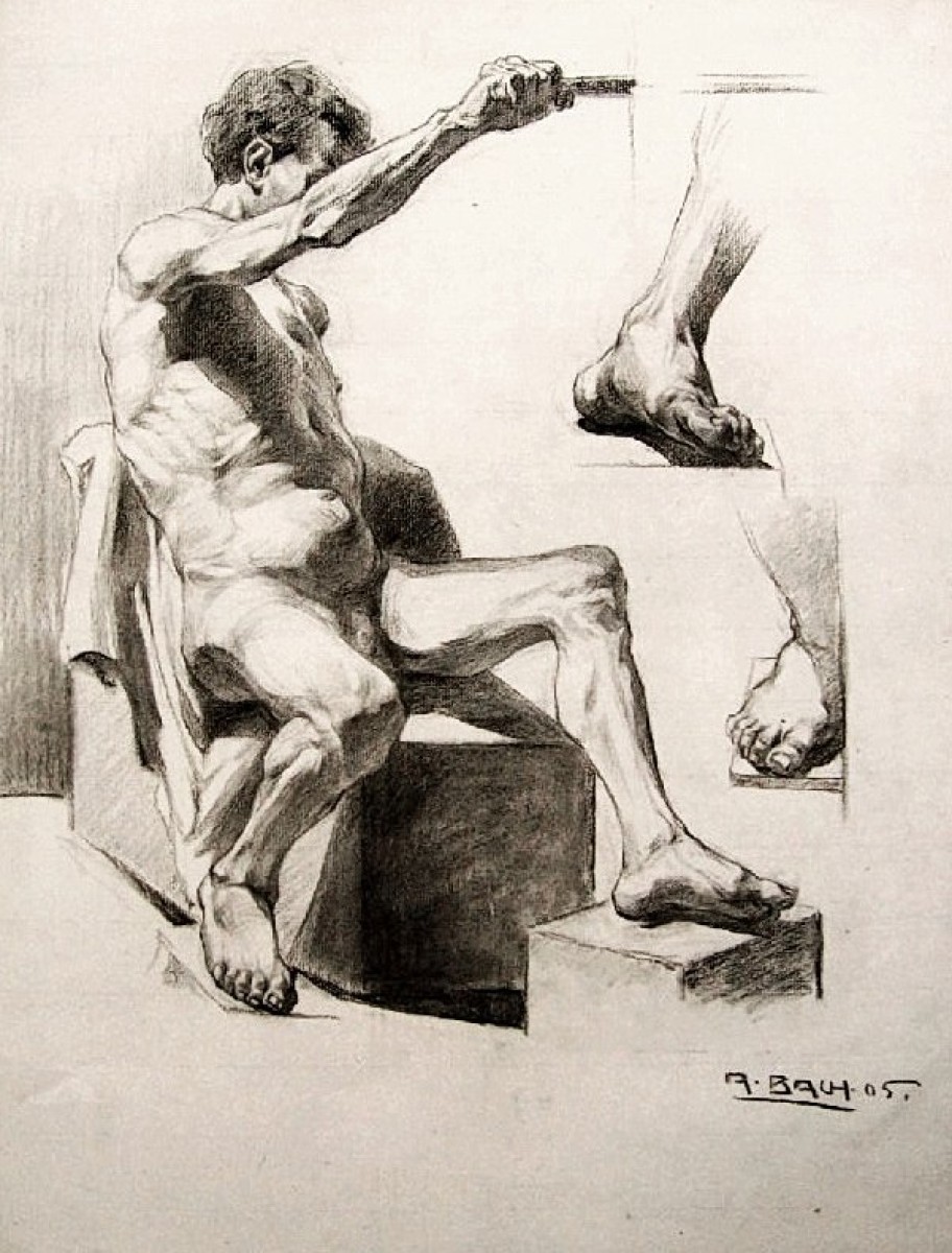 "Рисунок. Обнаженка" by Андреас Бач