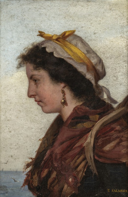 "Painting. Portrait" by Eugène Salanson