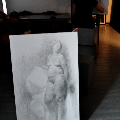 Lecție de pictură. Clasa a XII-a. Decembrie 2015