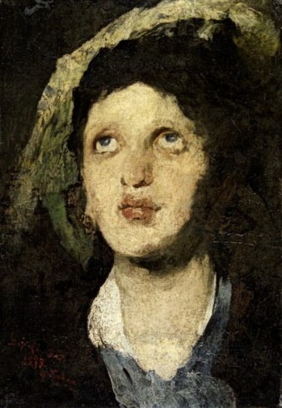 "Pictură. Portret" by Jenő Gyárfás