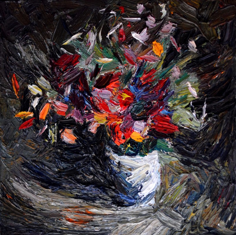 "Painting. Etude. Pleinair. Long term" by Cristina Demian, 300x300mm, oil on canvas