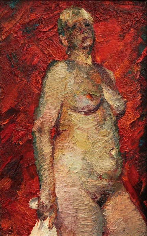 "Seminud" by Lia Aminov, 2005, 520x320mm, oil on canvas